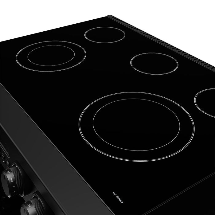 Thor Kitchen 36 inch Professional Electrical Range in Black - top view2