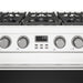 Thor Kitchen 36-Inch Liquid Propane Range in White - Contemporary Professional - close up