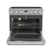 Thor Kitchen 36-Inch Gas Range with 6 Burners, 6.0 cu. ft. Convection Oven in Stainless Steel (ARG36)