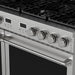 THOR Kitchen ARG48 48-Inch Stainless Steel Natural Gas Range – Control Panel and Knobs Close-Up