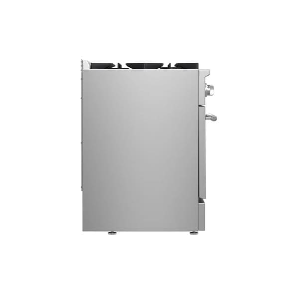 FORNO 3-Piece Appliance Package - 36-Inch Marco Gas Range, French Door Refrigerator, & Dishwasher in Stainless Steel FBDL-009-01CAUS