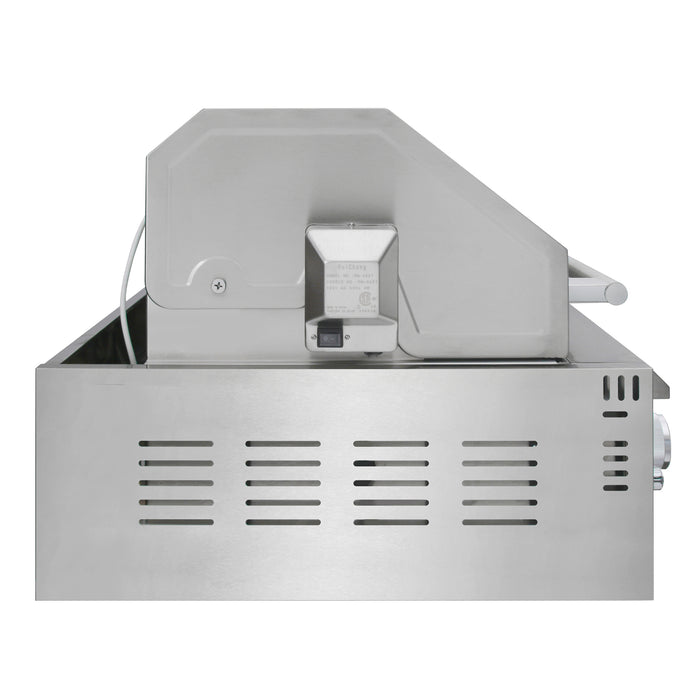 Cosmo 32 in. Built-In Propane Gas Grill with 5 Burners, Infrared Rotisserie, Knob LED Lighting in Stainless Steel - COS-BGGN325K
