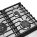 Cosmo 30 in. Haven Collection Drop-in Gas Cooktop with 5 Sealed Burners, Cast Iron Grates in Stainless Steel - COS-CTGH305SS