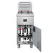 Forno Commerciale Natural Gas Deep Fryer, 4 Burners 120,000 BTU, 50 lbs Oil Capacity