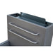 Forno Commerciale Natural Gas Deep Fryer, 3 Burners 90,000 BTU, 40 lbs, Millivolt Control
