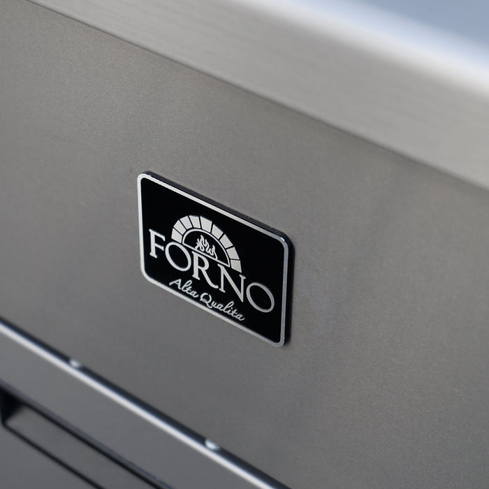 Forno Commerciale Natural Gas Deep Fryer, 3 Burners 90,000 BTU, 40 lbs, Millivolt Control