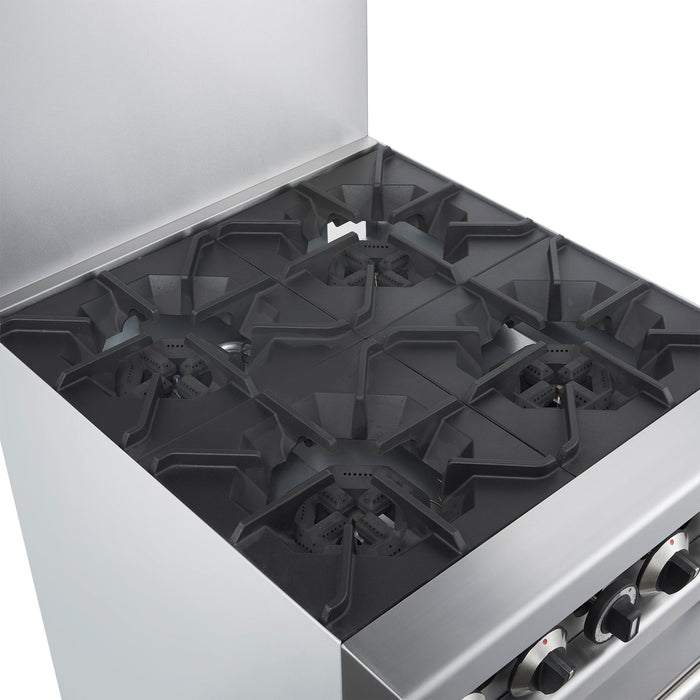 Forno Commerciale 24 Inch Gas Range with 4 Burners