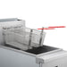 Forno Commerciale Natural Gas Deep Fryer, 3 Burners 90,000 BTU, 40 lbs, Millivolt Control