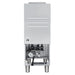 Forno Commerciale Propane Gas Deep Fryer, 4 Burners 120,000 BTU, 50 lbs Oil Capacity, Millivolt Control