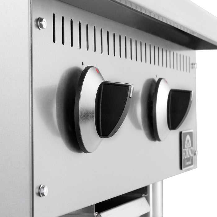 Forno Commerciale 24 Inch Gas Griddle