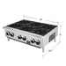 Forno Commerciale 36 Inch Gas Hotplate