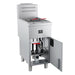 Forno Commerciale Propane Gas Deep Fryer, 3 Burners 90,000 BTU, 40 lbs Oil Capacity