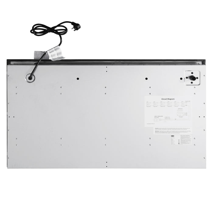 Cosmo 36 in. Gas Cooktop in Stainless Steel with 6 Italian Made Burners - COS-DIC366
