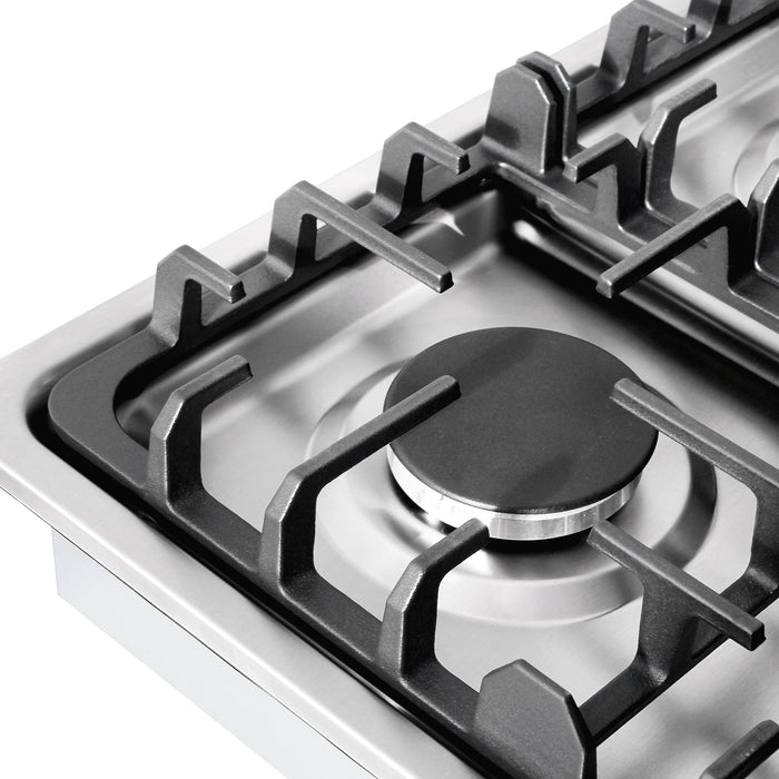 Cosmo 36 in. Gas Cooktop in Stainless Steel with 6 Italian Made Burners - COS-DIC366