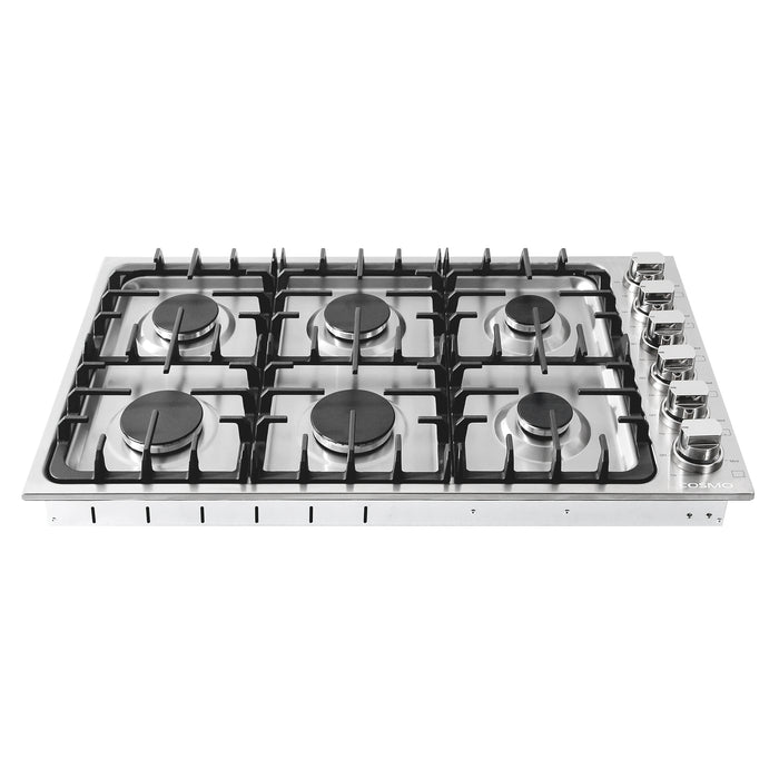 Cosmo 36 in. Gas Cooktop in Stainless Steel with 6 Italian Made Burners - COS-DIC366