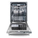 Cosmo Top Control Built-In Tall Tub Dishwasher Fingerprint Resistant, 24 inch, Stainless Steel - COS-DIS6502