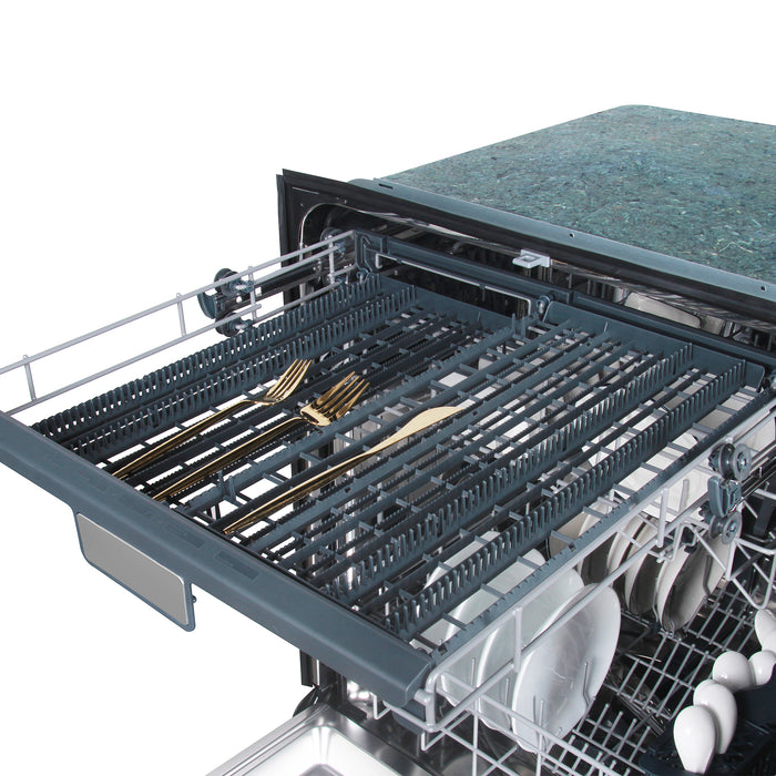 Cosmo Top Control Built-In Tall Tub Dishwasher Fingerprint Resistant, 24 inch, Stainless Steel - COS-DIS6502