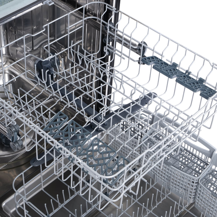 Cosmo Top Control Built-In Tall Tub Dishwasher Fingerprint Resistant, 24 inch, Stainless Steel - COS-DIS6502