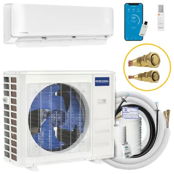 MRCOOL DIY 12K BTU 5th Gen Mini Split AC w/ Line Set