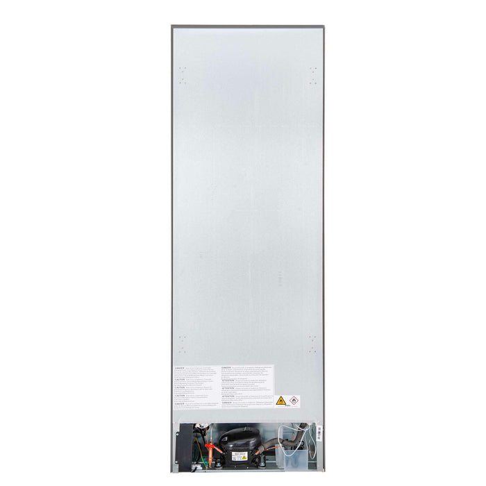 FORNO Custodia 24" Bottom Freezer, 10.3 cf., Right Swing, Total No frost, Stainless Steel handles