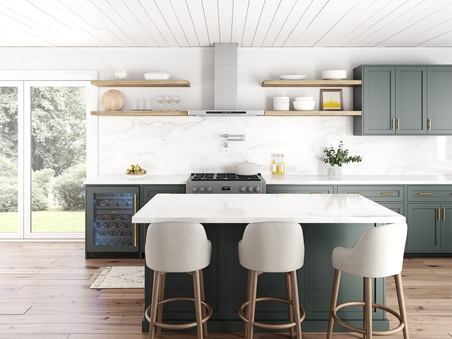 Zephyr Vista Wall Hood 30–36" Convertible – DVS-E