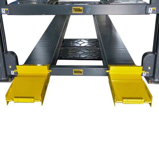 AMGO 4097X Triple Four-Post Parking Lift | 9,000/7,000 lb Capacity