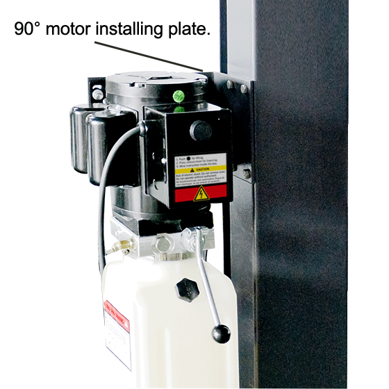 AMGO 407-P 4-Post Car Lift – Compact Space-Saver Design