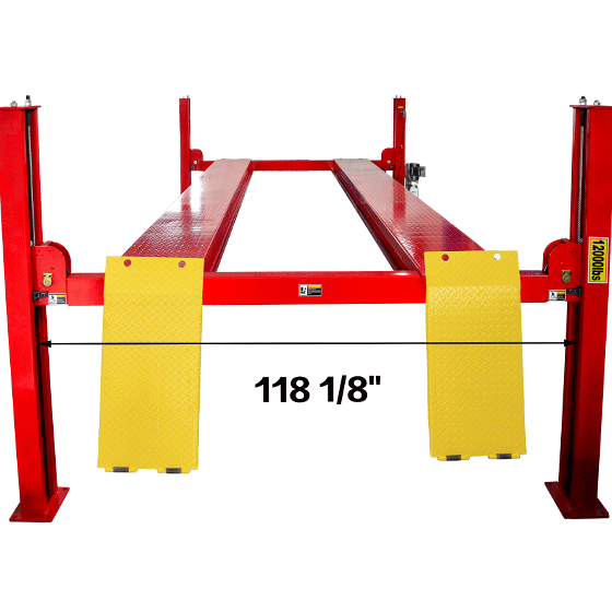 AMGO PRO-12SX 12,000 lb Four-Post Car Lift - Garage & Shop