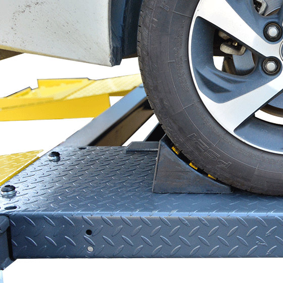 AMGO 407-P 4-Post Car Lift – Compact Space-Saver Design