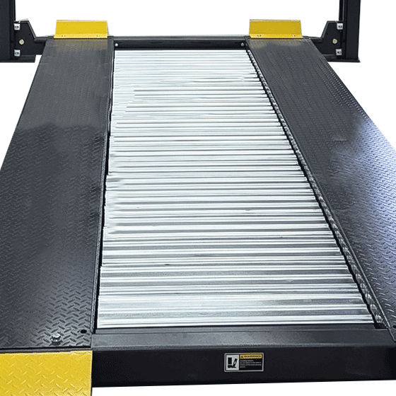 AMGO 407-P 4-Post Car Lift – Compact Space-Saver Design