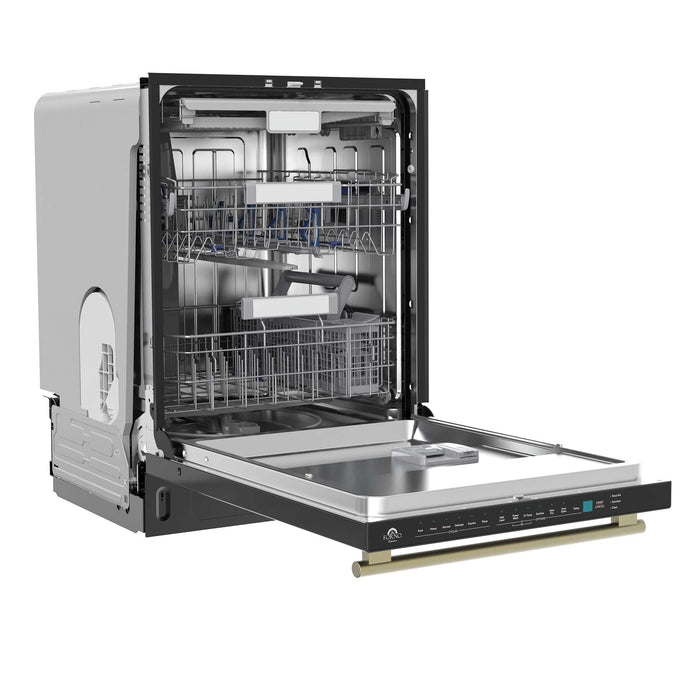 Stella 24 in. Built-in Dishwasher in Black, Tall Tub, Top Touch Control, Fingerprint-Resistant Stainless Steel Dishwasher, Black, Quiet 44 dBA, Soil-Sensing Capable, NSF & ENERGY S