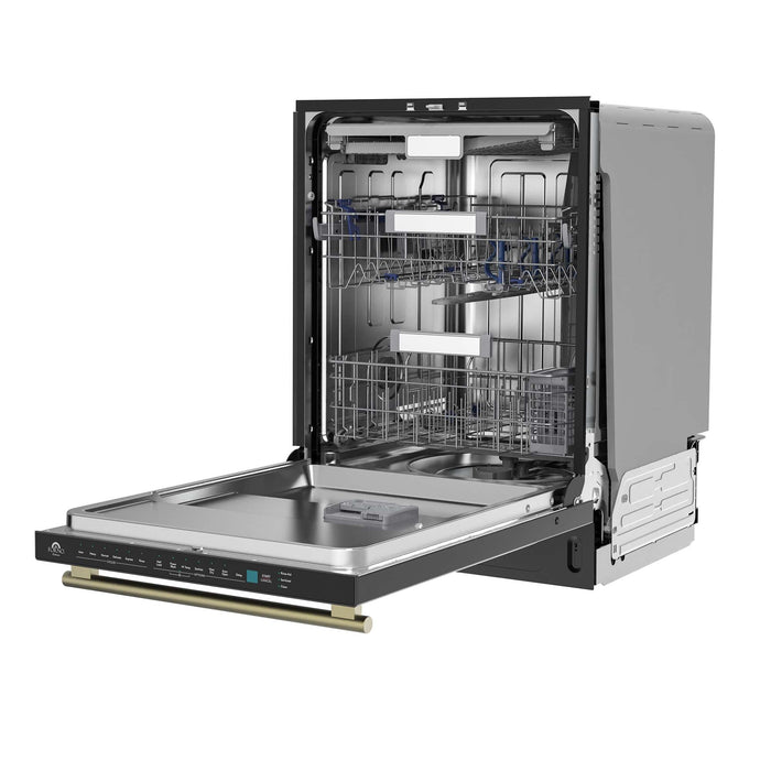 Stella 24 in. Built-in Dishwasher in Black, Tall Tub, Top Touch Control, Fingerprint-Resistant Stainless Steel Dishwasher, Black, Quiet 44 dBA, Soil-Sensing Capable, NSF & ENERGY S