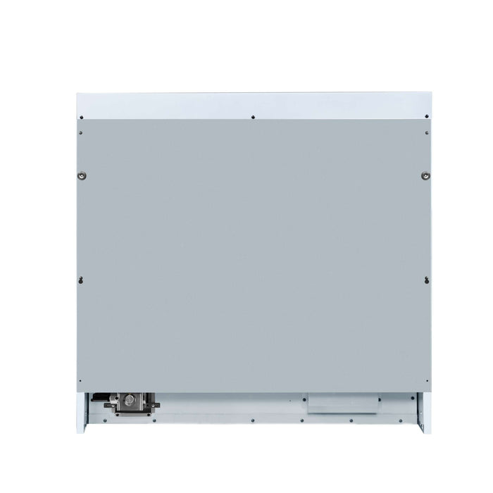 Forno - 36" Dual Fuel Range, 6 burners, in white with copper Trim