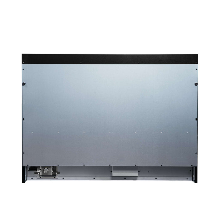 Forno - 48" Dual Fuel Range, 8 burners, in black with copper Trim