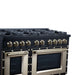 Forno - 48" Dual Fuel Range, 8 burners, in black with copper Trim
