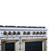 Forno - 48" Dual Fuel Range, 8 burners, in white with copper Trim