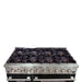 Forno Capriasca 48-Inch Freestanding Dual Fuel Range, 8 Burners, True Convection Oven, Black Doors