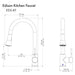 ZLINE Edison Kitchen Faucet in Matte Black (EDS-KF-MB)