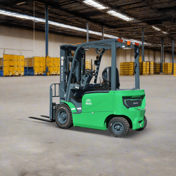 EKKO 4 Wheel Electric Forklift | 5000 lbs Capacity | Lifting Height 212'' | EK25G-212LI