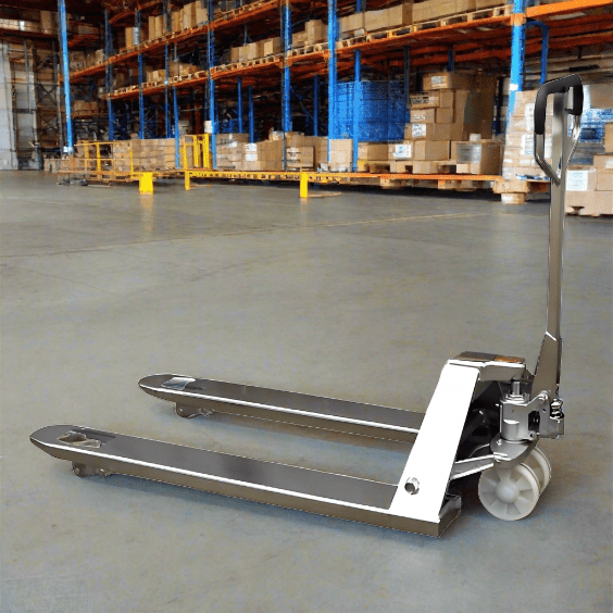EKKO Stainless Steel Manual Pallet Jack 5500lbs., Capacity A25S