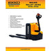 EKKO Walkie Pallet Jack 5500lbs. Capacity EP25E