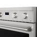 Cosmo 30 in. Haven Collection 4.8 cu. ft. Electric Range with 4 Burner Glass Cooktop and Convection Oven in Stainless Steel - COS-ERC304KBD