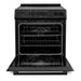 Cosmo 30 in. Stellar Collection 4.9 cu. ft. Electric Range with 4 Burner Glass Cooktop and Convection Oven in Matte Black - COS-ERD304K-BK