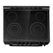Cosmo 30 in. Stellar Collection 4.9 cu. ft. Electric Range with 4 Burner Glass Cooktop and Convection Oven in Matte Black - COS-ERD304K-BK