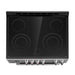 Cosmo 30 in. Stellar Collection 4.9 cu. ft. Electric Range with 4 Burner Glass Cooktop and Convection Oven in Stainless Steel - COS-ERD304K