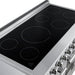 Forno Paolo 48 Inch Freestanding Electric Range, Stainless Steel, 6.7 cu.ft, True Convection Oven, Energy Efficient