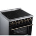 Forno Massimo 30 Inch Freestanding Electric Range, 5 Radiant Burners, 4.32 Cu. Ft. True Convection Oven, Air Fryer Kit, Black - FFSEL6020-30BLK