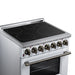 Forno Massimo 30 Inch Freestanding Electric Range, 5 Radiant Burners, 4.32 Cu. Ft. True Convection Oven, Air Fryer Kit, White - FFSEL6020-30WHT
