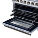 Forno Massimo 36 Inch Freestanding Electric Range, 5 Radiant Burners, 5.36 Cu. Ft. True Convection Oven, Air Fryer Kit, White - FFSEL6020-36WHT