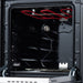 Forno Pallerano 20 Inch Freestanding Electric Range in Black, Canada Version, Plug and Cord Included
